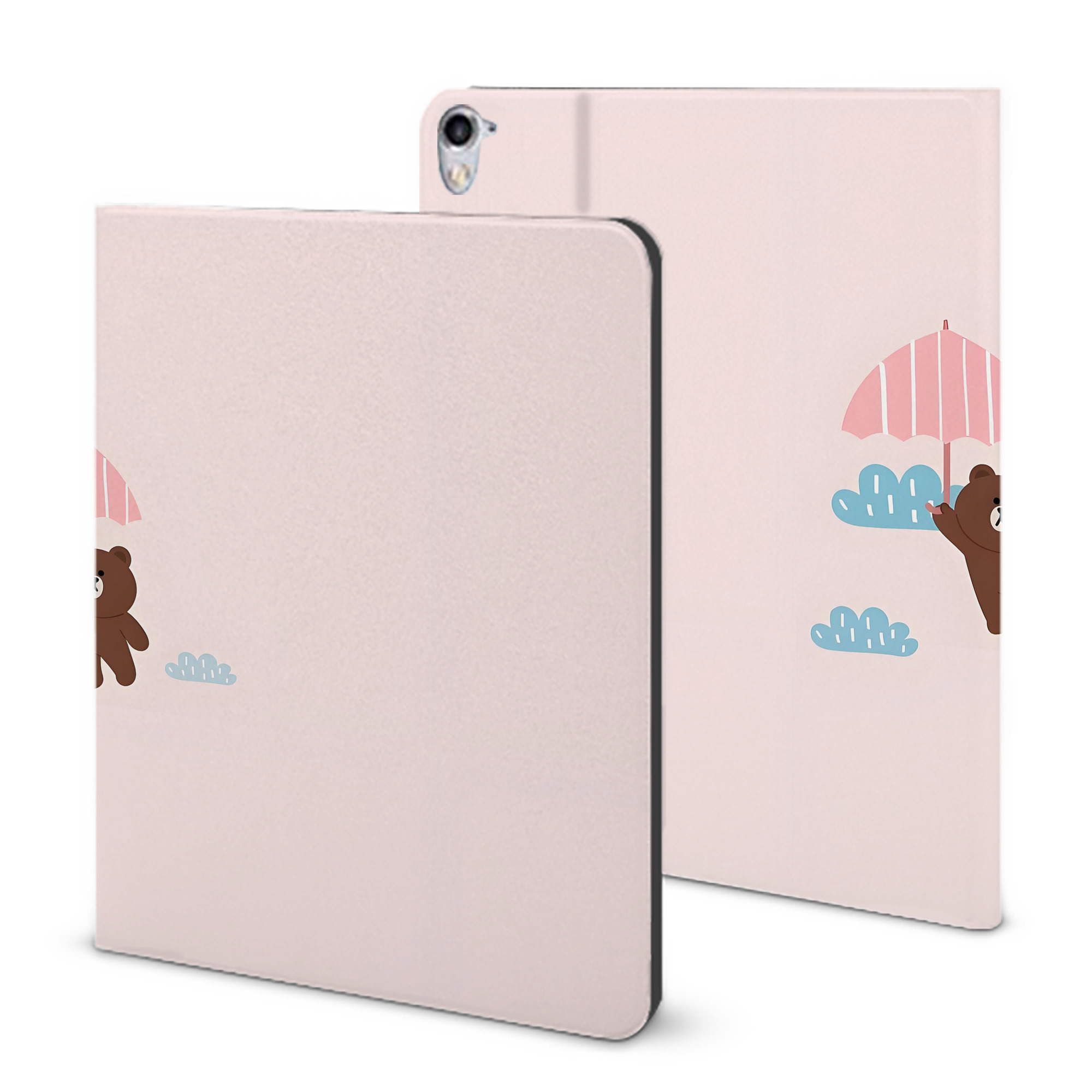 （画像用） リラックマ リラックマ キイロイトリ Rilakkuma Korilakkuma Kiiroitori IPad ケース ブック型 PUレザー TPU 耐衝撃 軽量 薄型 ペン収納なし 全面保護 IPad 各モデル対応